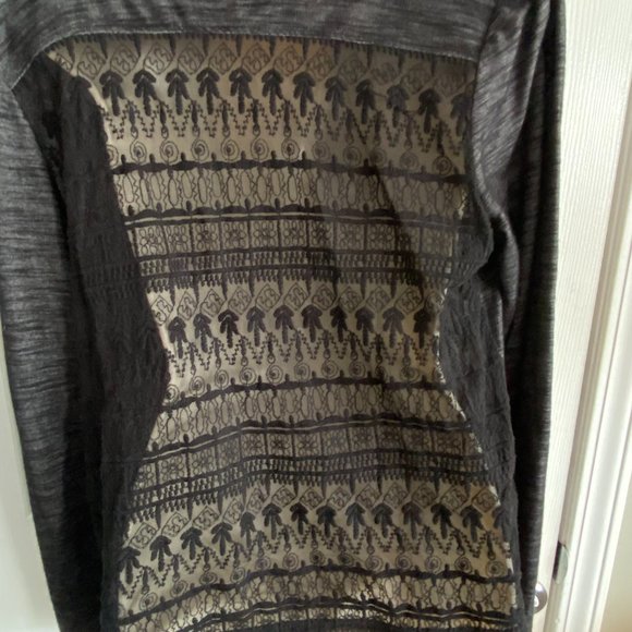 Black Tunic with lace style back - Picture 3 of 4